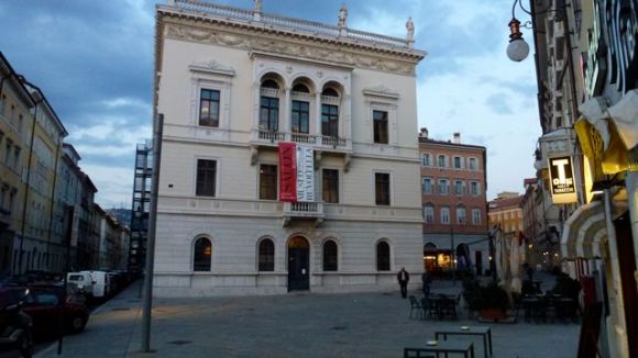 Le Musée d'art moderne Revoltella à Trieste où a eu lieu la projection de l'avant première de mon film sur Boris Pahor.