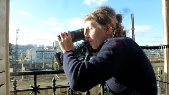 Marine Tadié, la Directrice de la photo du film "Chacun cherche son train"