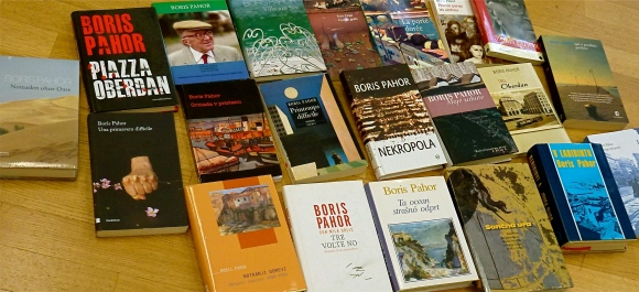 Quelques livres de Boris Pahor dans une librairie de Ljubljana en 2012