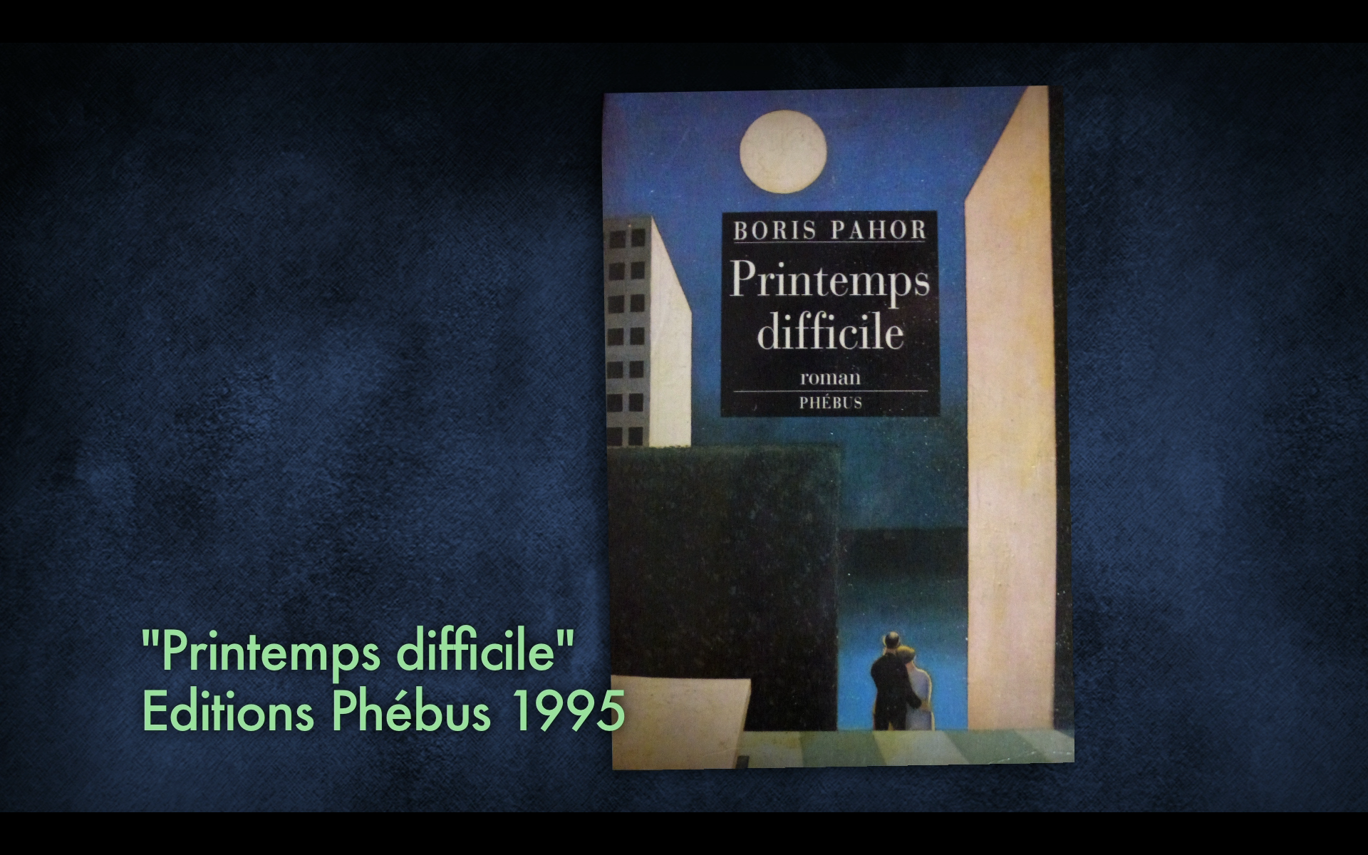 "Printemps difficile" de Boris Pahor, capture d'écran du film de Fabienne Issartel